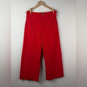 Anthropologie Maeve The Colette Wide Leg Crop Pant